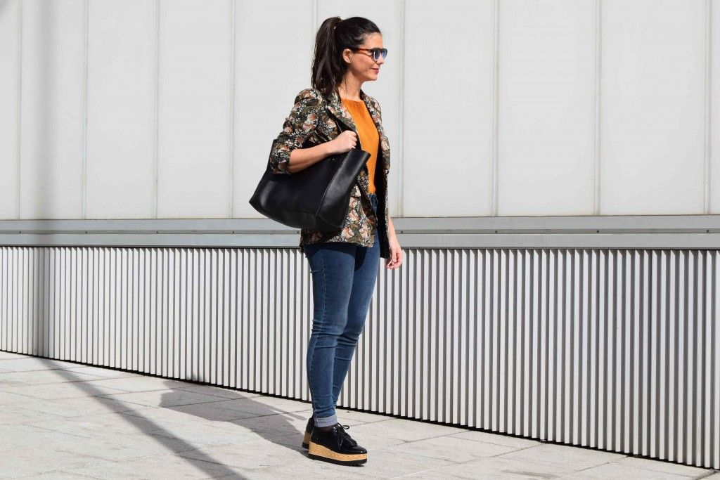 americana de flores look moda