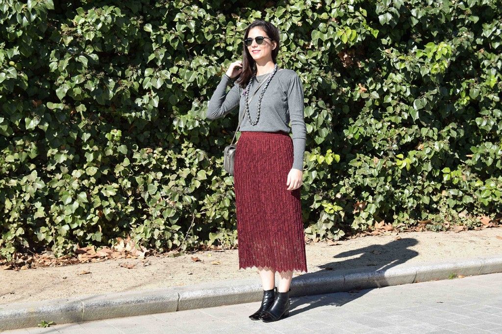 faldas midi moda