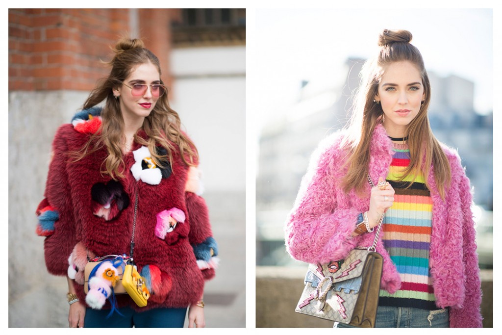half up bun chiara ferragni